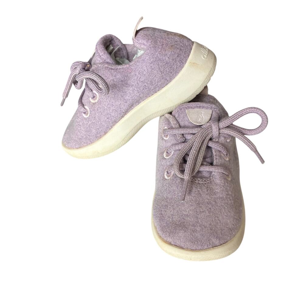 Allbirds Smallbird Wool Runners Toddler Girl Size 7 Light Lavender Purple Merino